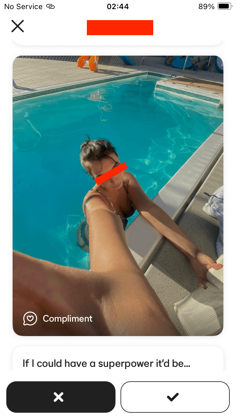 Dating app screenshot