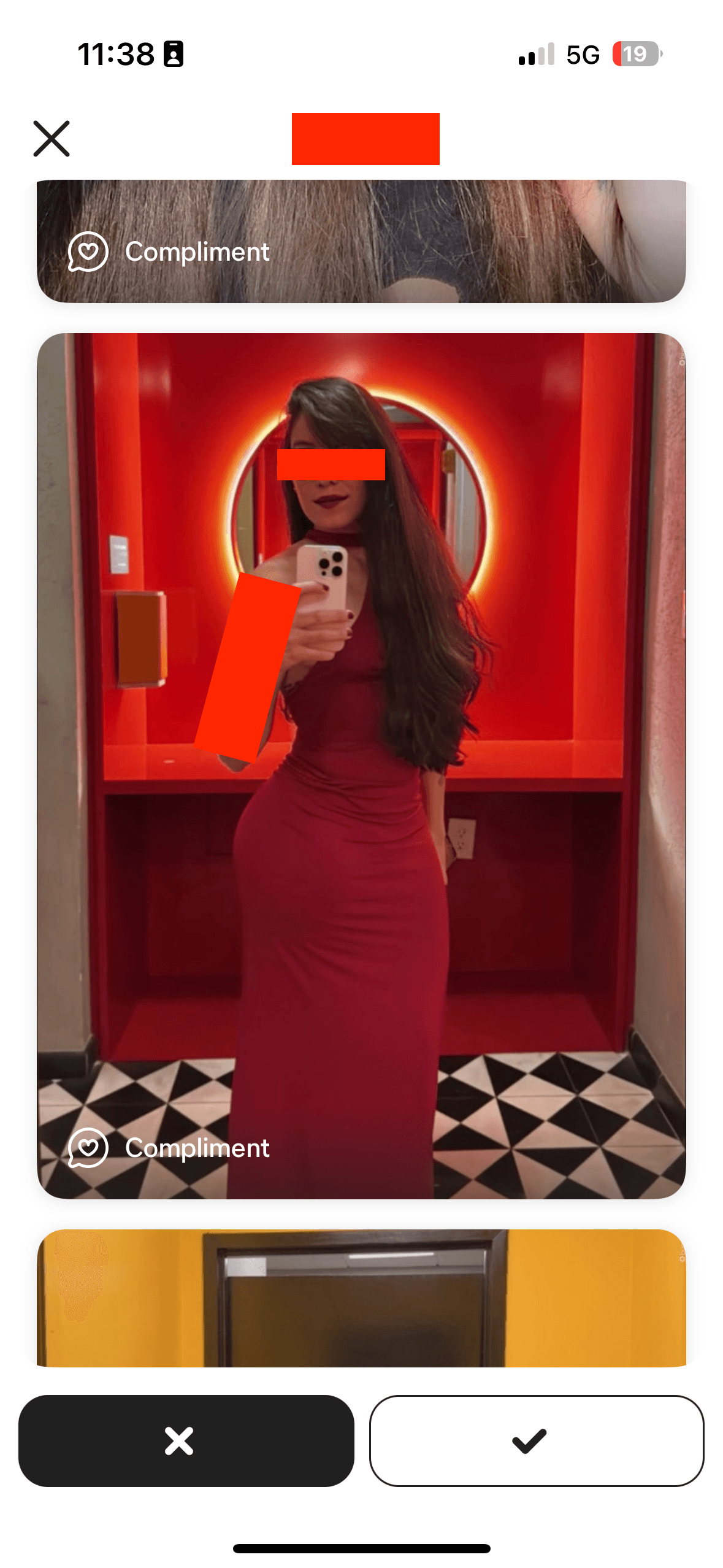 Dating app screenshot