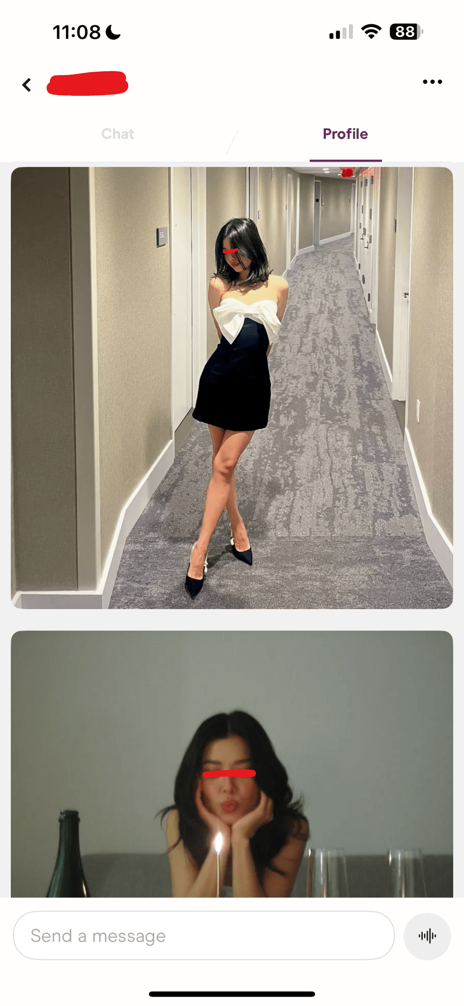 Dating app matches screenshot